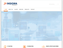 Tablet Screenshot of insigmainc.com